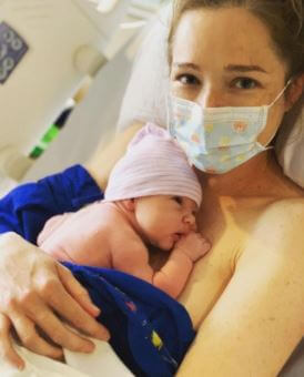 Kristen Connolly With Baby Girl